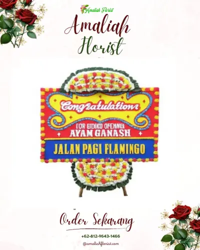 Bunga Papan Congratulation di Mekargading